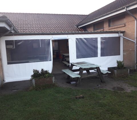 Afdækning til terrasse