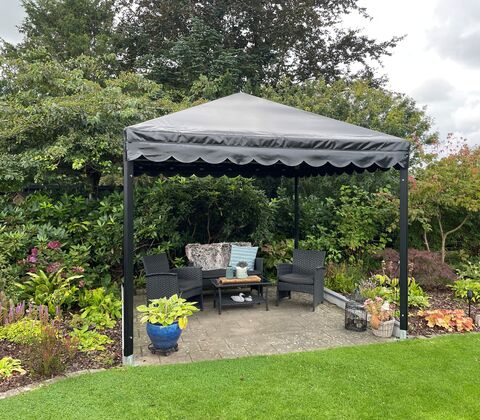 Telt med prisma tagdug