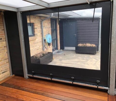 Afdækning til terrasse